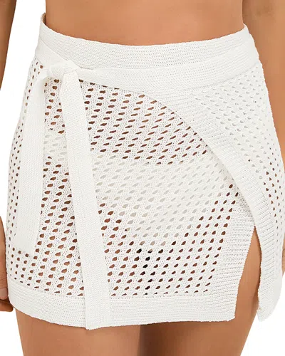 Vix Paula Hermanny Rena Mini Pareo Swim Cover-up In White