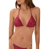 Vix Paula Hermanny Roseate Candice Triangle Bikini Top In Multi