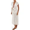 Vix Paula Hermanny Sasha Embroidered Eyelet Cotton Cover-up