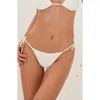 Vix Paula Hermanny Side Tie Bikini Bottoms In White