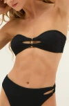 Vix Paula Hermanny Solaro Bandeau Bikini Top In Black