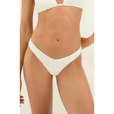 Vix Paula Hermanny Solid Bikini Bottoms In White