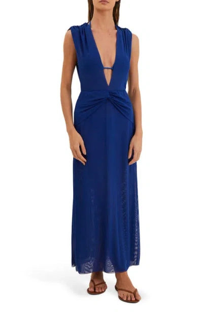Vix Paula Hermanny Solid Cindy Midi Cover-up Dress