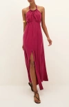 Vix Paula Hermanny Solid Joy Cover-up Maxi Dress In Pink