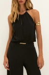 Vix Paula Hermanny Solid Joy Cover-up Top In Black