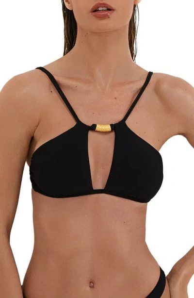 Vix Paula Hermanny Stacy Lauren Bikini Top In Black
