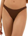 Vix Paula Hermanny Vix Basic Bikini Bottom In Brown