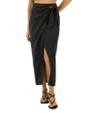 Vix Paula Hermanny Vix Luna Midi Skirt Swim Cover-up In Black