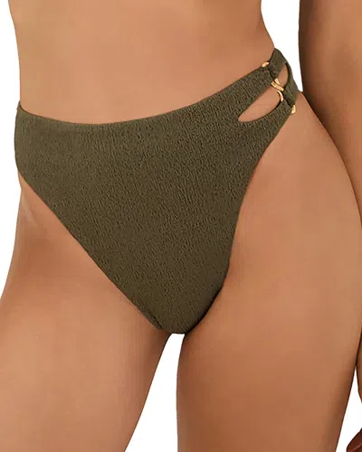 Vix Paula Hermanny Vix Solaro Bikini Bottom In Green