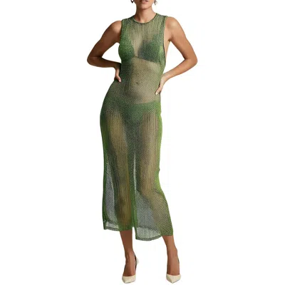 Vix Paula Hermanny Womens Slit Mesh Cover-up