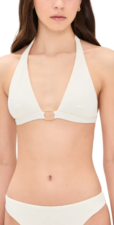 Vix Paula Hermanny X Rosie Huntington-whiteley Jo Tracie Bikini Top White In Multi