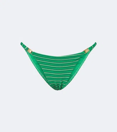 Vix Paula Hermanny X Rosie Huntington-whiteley Lucy Bikini Bottoms In Green