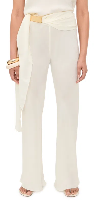 Vix Paula Hermanny X Rosie Huntington-whiteley Rosie Pants Off White