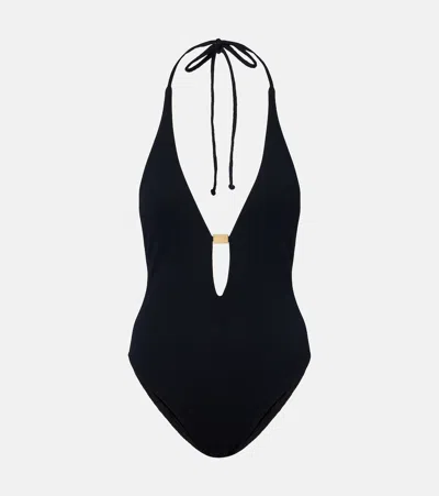Vix Paula Hermanny X Rosie Huntington-whiteley Tammy Swimsuit In Black