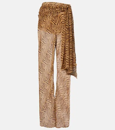 Vix Paula Hermanny X Rosie Huntington-whitely Rosie Beach Cover-up In Brown