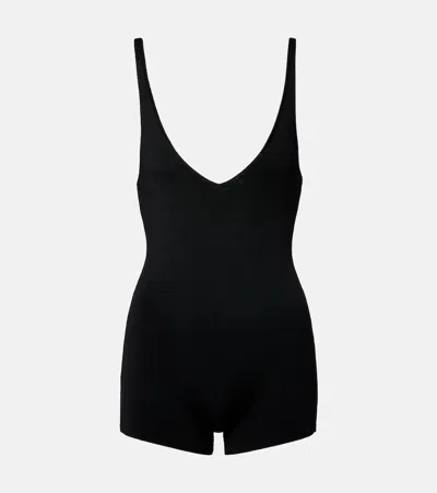 Vix Paula Hermanny X Rosie Huntington-whitely Rosie Romper In Black
