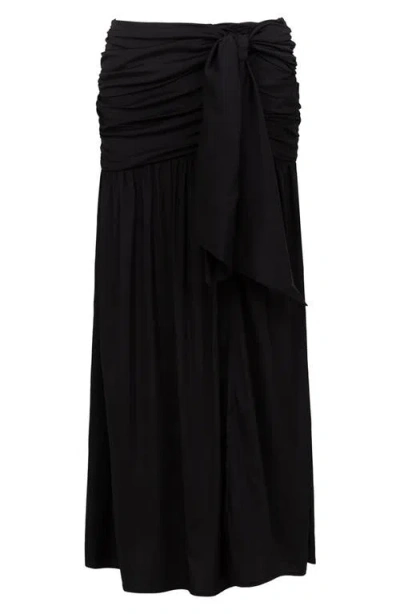 Vix Paula Hermanny Zoe Long Skirt In Black
