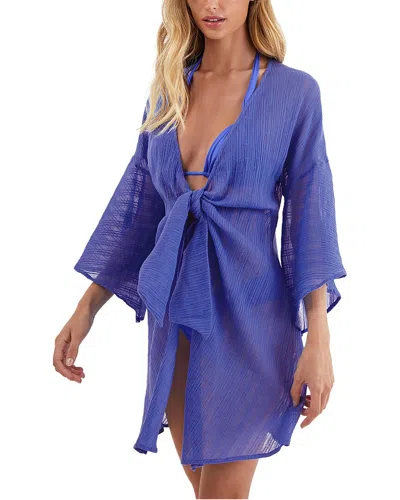 Vix Perola Short Cover-up In Blue