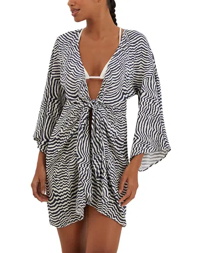 Vix Ravine Perola Short Cover Up In Black