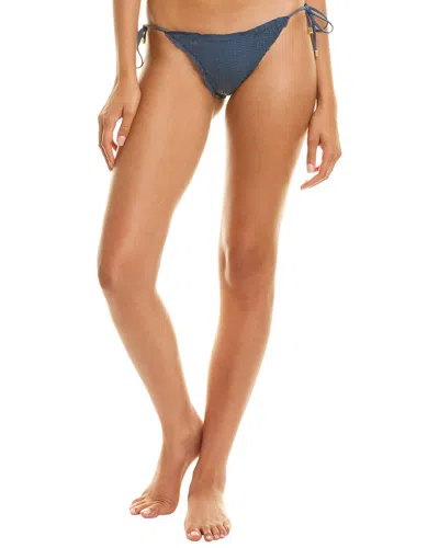 Vix Ripple Bikini Bottom In Gray