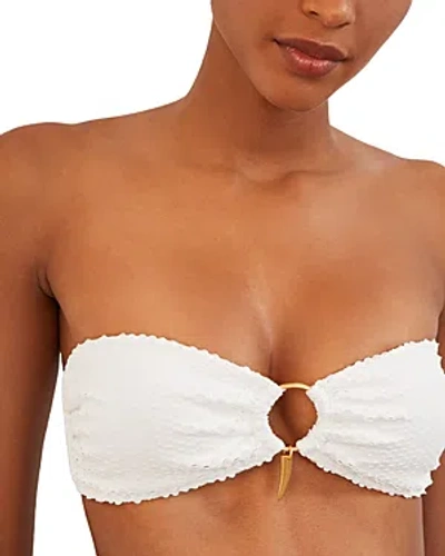 Vix Scales Diara Bandeau Bikini Top In Off White