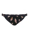 Vix Seychelles Rope Full Bikini Bottom Black In Black