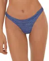 Vix Solid Basic Full Bikini Bottoms In Blue