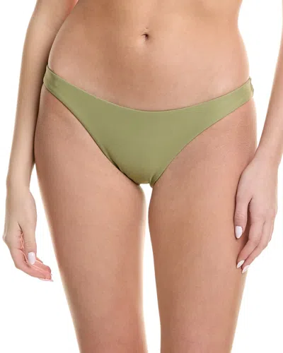 Vix Solid Basic Full Bikini Bottom In Green