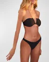 Vix Solid Basic Full Bikini Bottoms In Black