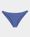 Vix Solid Basic Full Bikini Bottoms In Blue