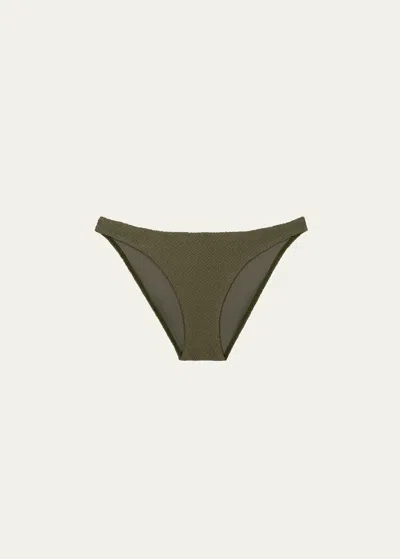 Vix Solid Basic Full Bikini Bottoms In Green