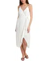 Shop Vix Solid Carly Midi Dress In White