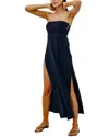 Vix Esther Strapless Maxi Swim Cover Up Dress
