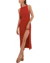 Vix Solid Getty Long Cover Up In Red