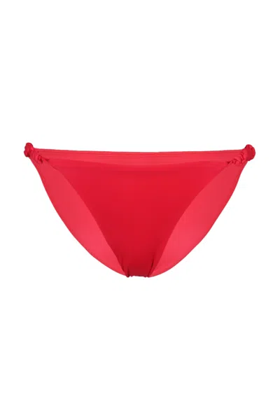 Vix Solid Holly Detail Full Bottom Summerwine In Red