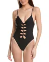 Shop Vix Solid Megan One-piece In Black