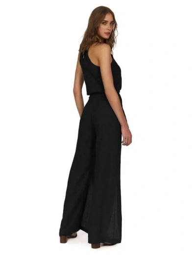 Vix Solid Nora Jumpsuit Black