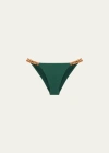 Vix Solid Paige Full Bikini Bottoms In Jasper