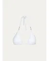 Vix Solid Paula Bikini Top In White