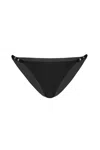 Vix Solid Paula Brazilian Bottom Black In Black