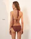 Vix Solid Paula Full Bikini Bottom Brown In Brown