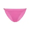 Vix Solid Paula Full Bikini Bottom Pink In Pink