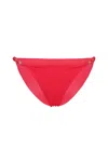 Vix Solid Paula Full Bottom Summerwine In Red