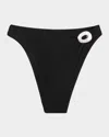 Vix Solid Sam Bikini Bottoms In Black