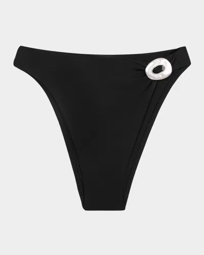 Vix Solid Sam Bikini Bottoms In Black