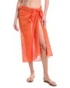 Vix Solid Sarong In Orange