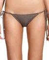 Vix Solid Side Tie Bikini Bottom In Tricot In Multi