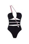 Vix Solid Zaila One Piece Full Black In Black