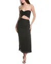 Vix Sonny Linen-blend Midi Dress