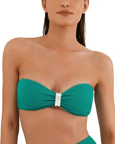 Vix Sunny Bandeau Top In Green
